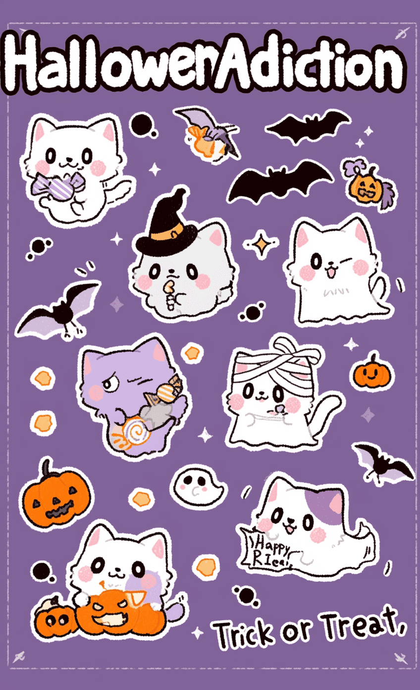 Halloween Ghost 743 original repeating artwork