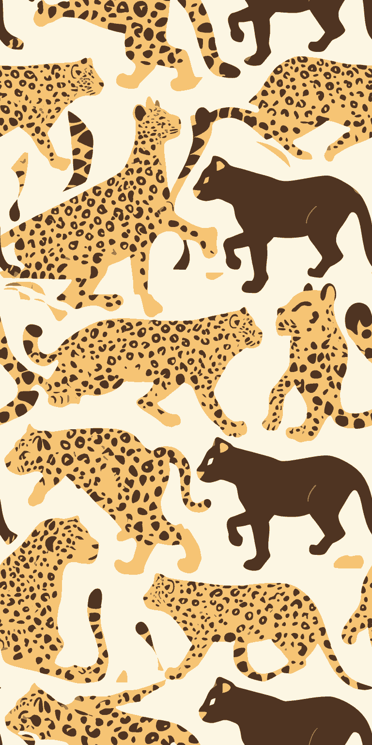 Leopard Line original repeating artwork