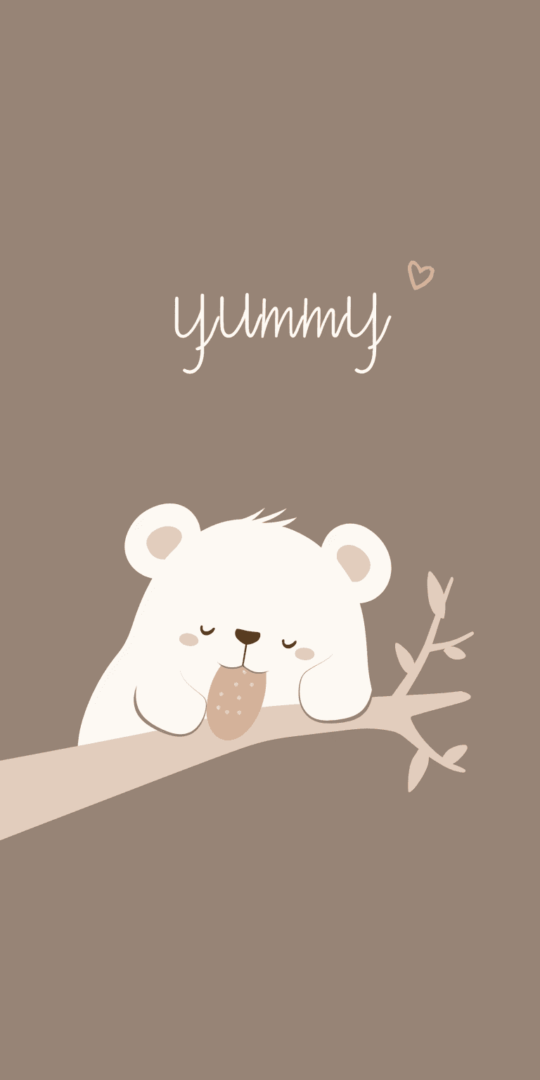 Mid-Autumn Bear original repeating artwork