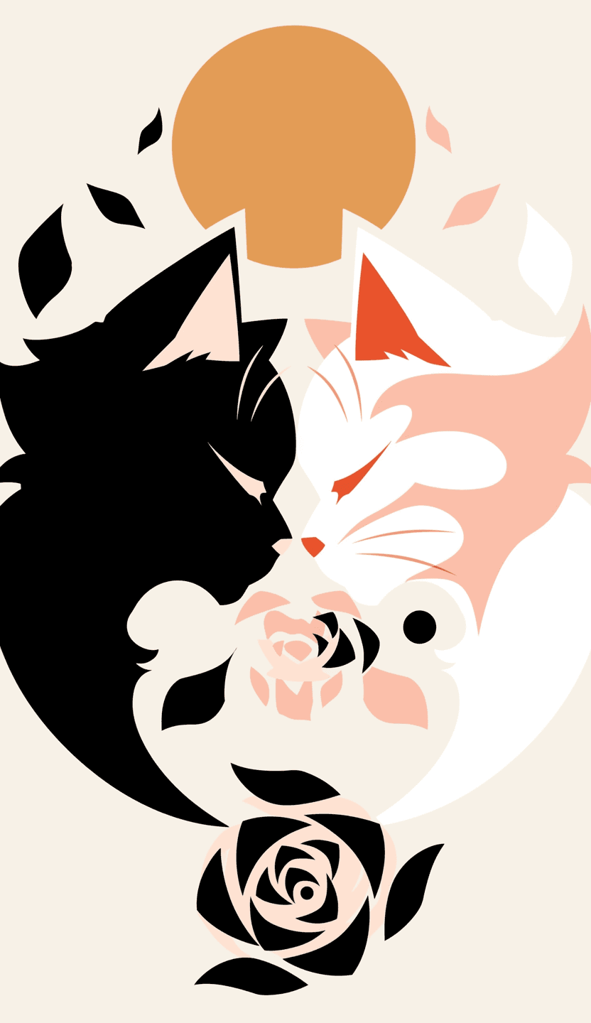 Cat 294 original repeating artwork