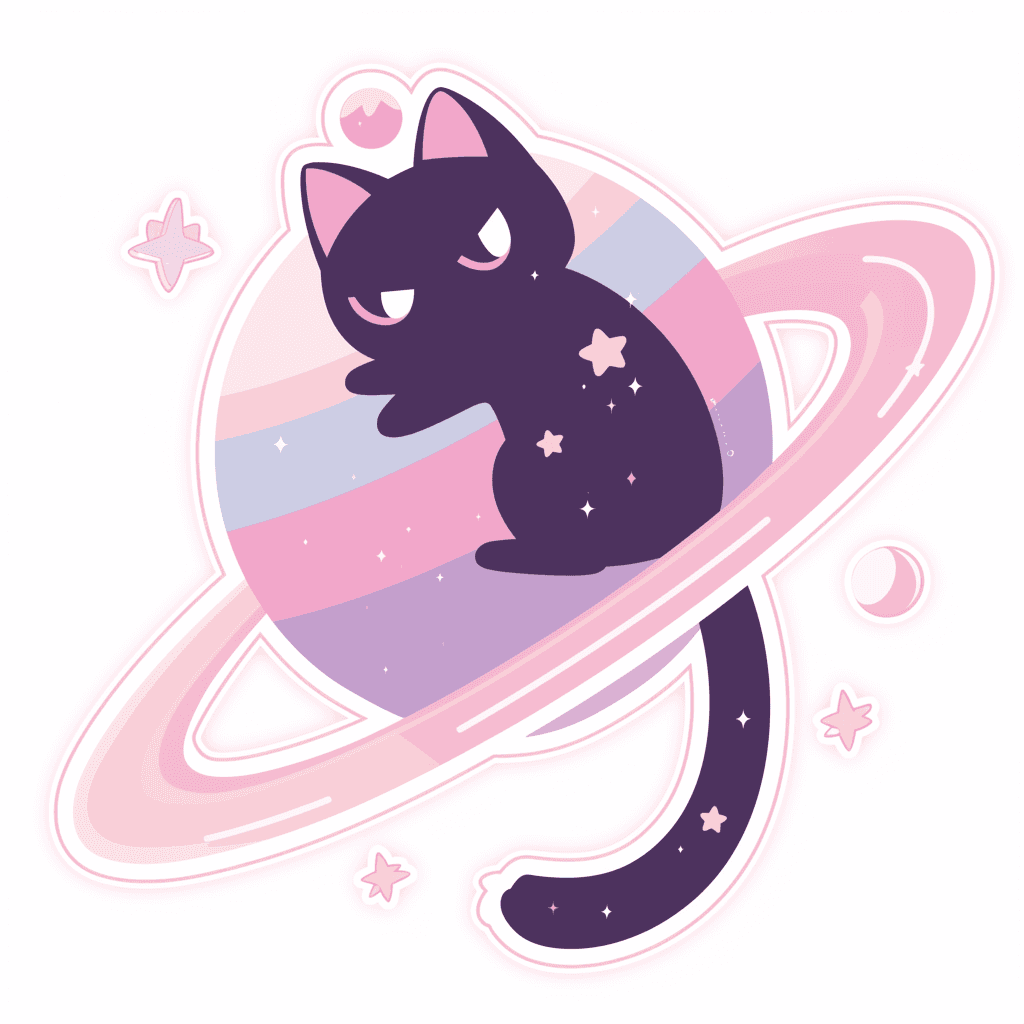 Cat 291 original repeating artwork