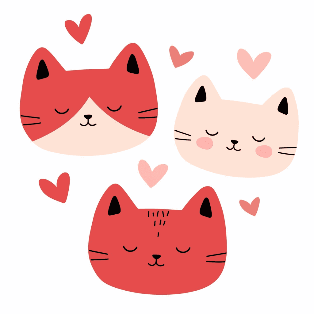 Cat 287 original repeating artwork