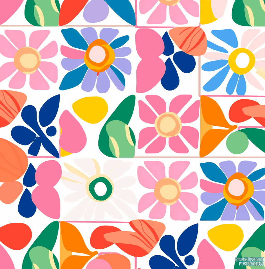 Blossom 1157 original repeating artwork