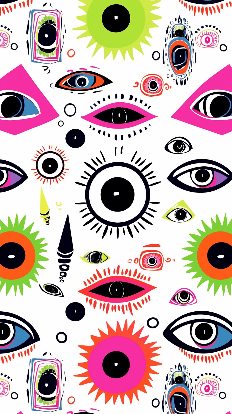 Eye Boulevard original repeating artwork
