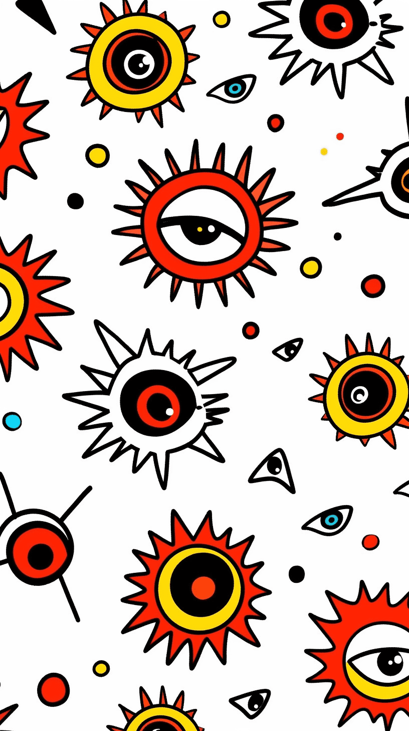 Eye Street original repeating artwork
