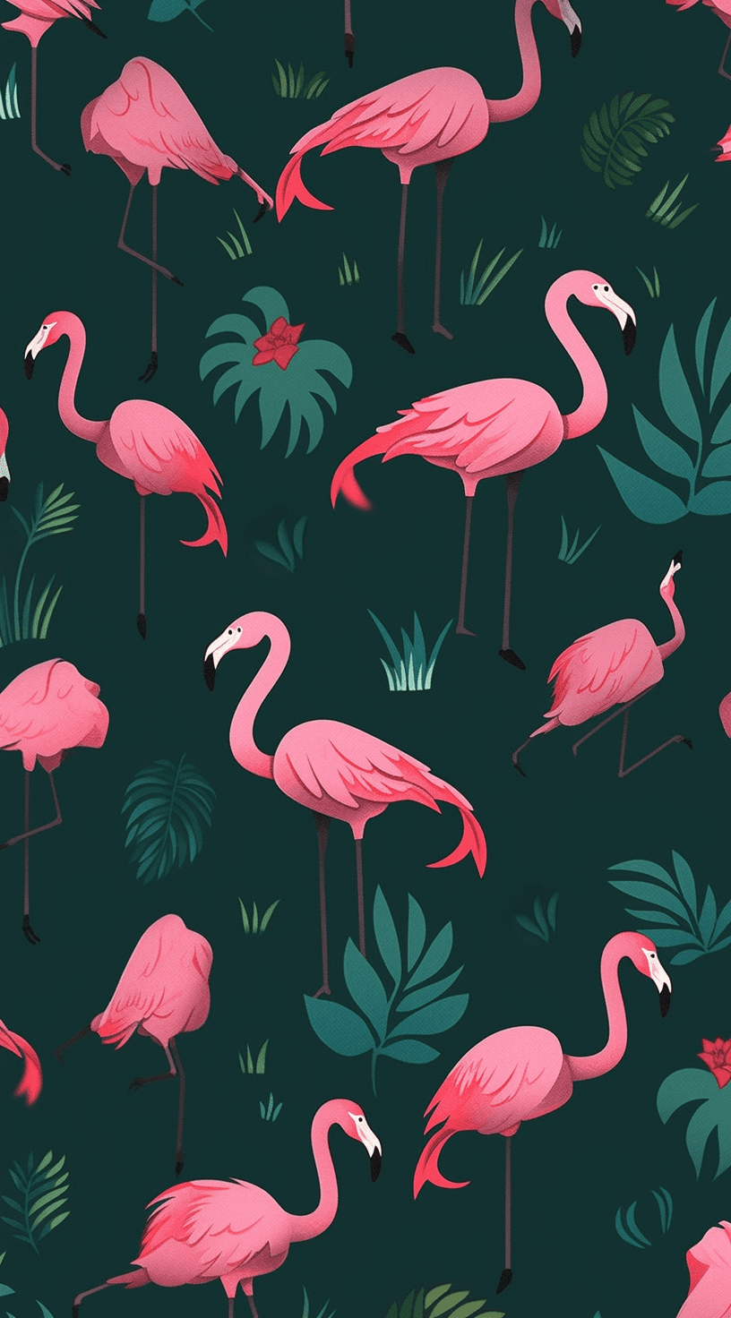 Bird Gleam original repeating artwork
