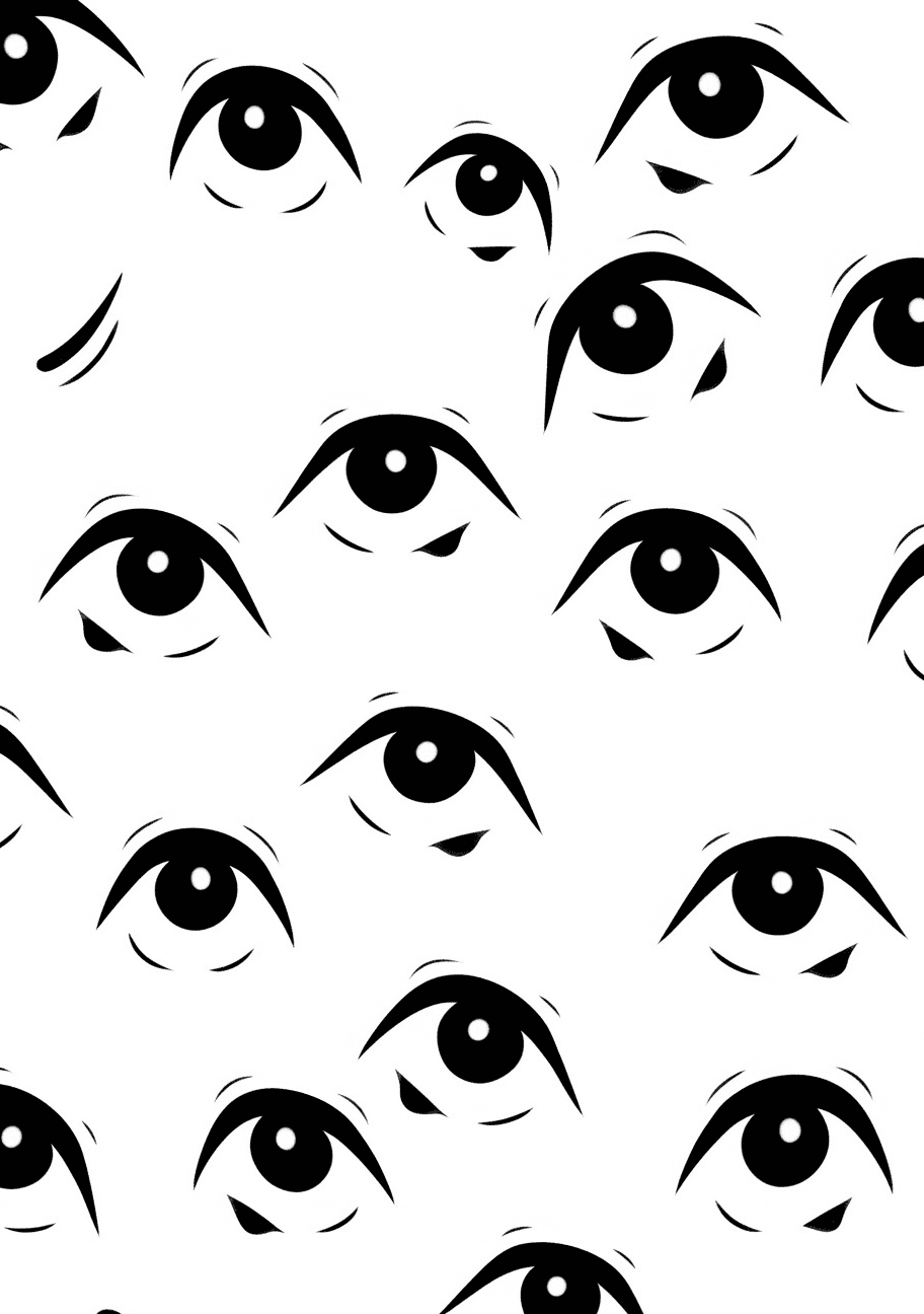 Eye Ride original repeating artwork