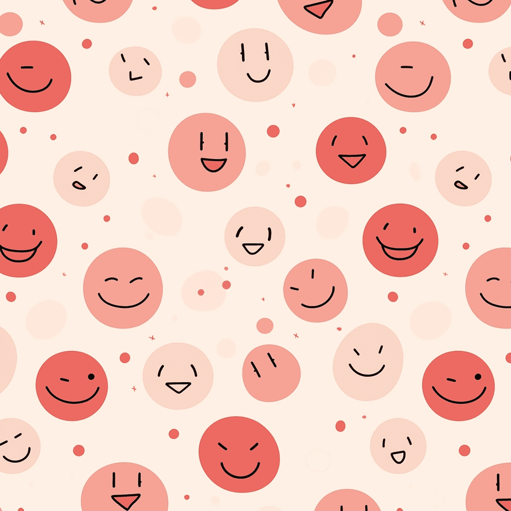 Smiley Sprint original repeating artwork