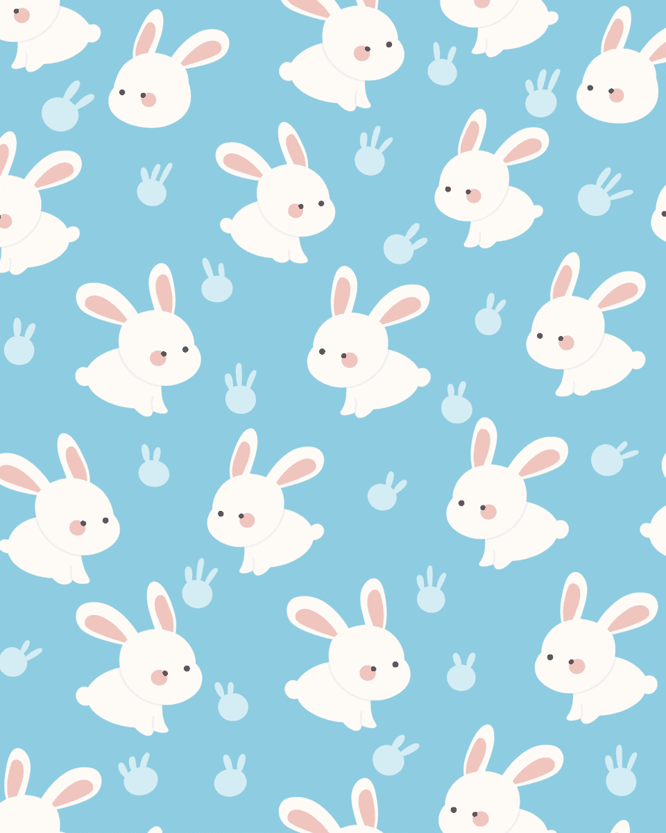 Holiday Bunny 003 original repeating artwork