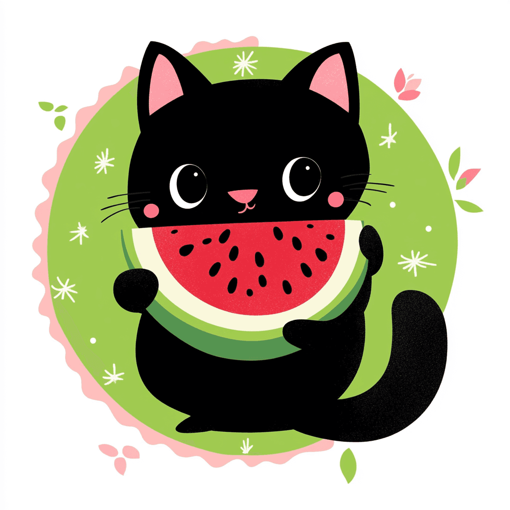 Cat 205 original repeating artwork
