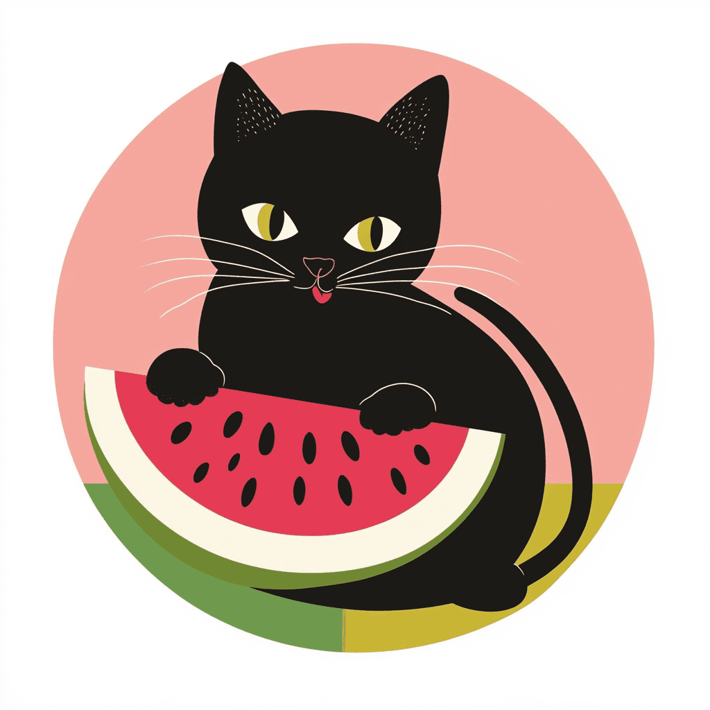 Cat 204 original repeating artwork