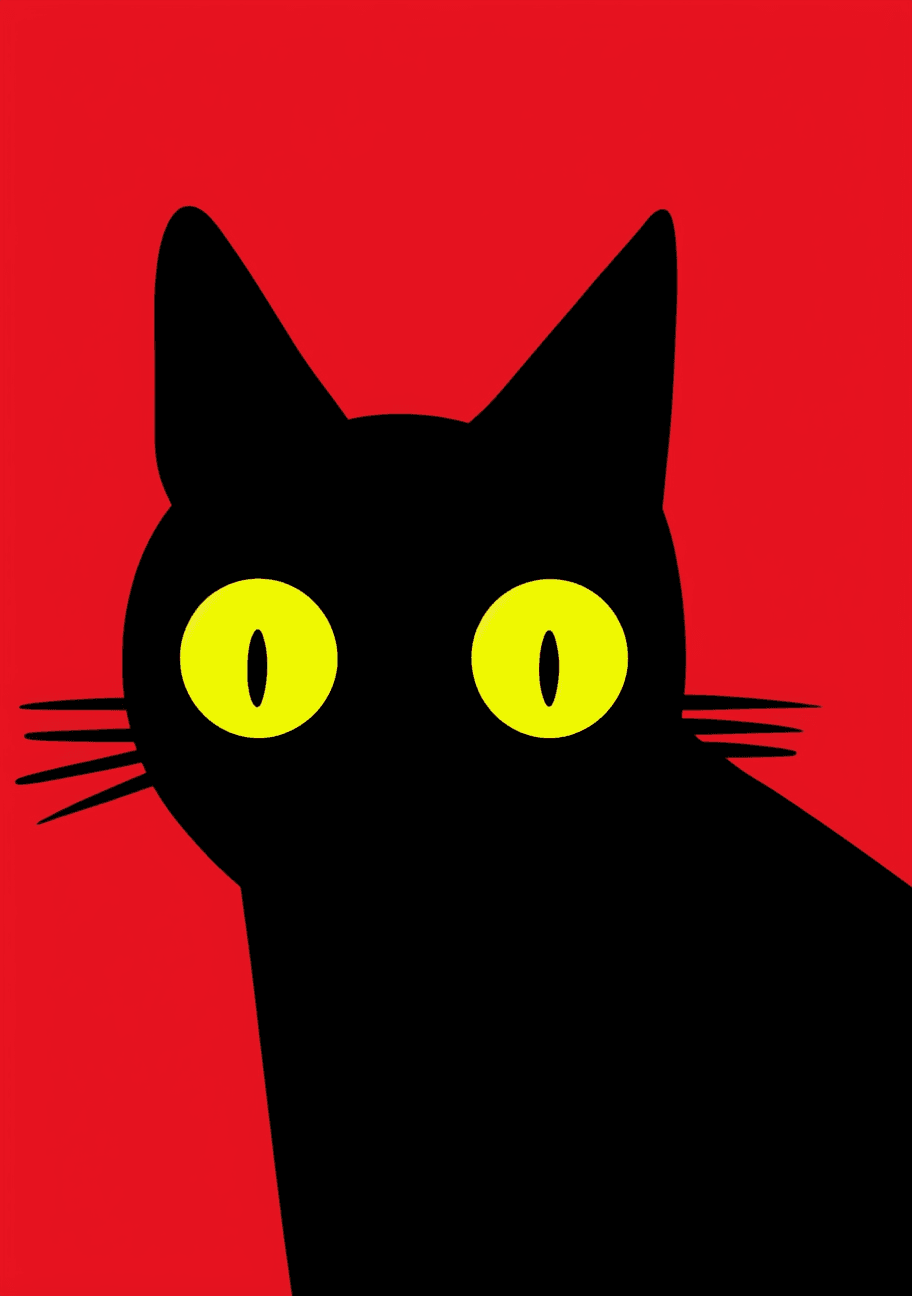 Cat 199 original repeating artwork