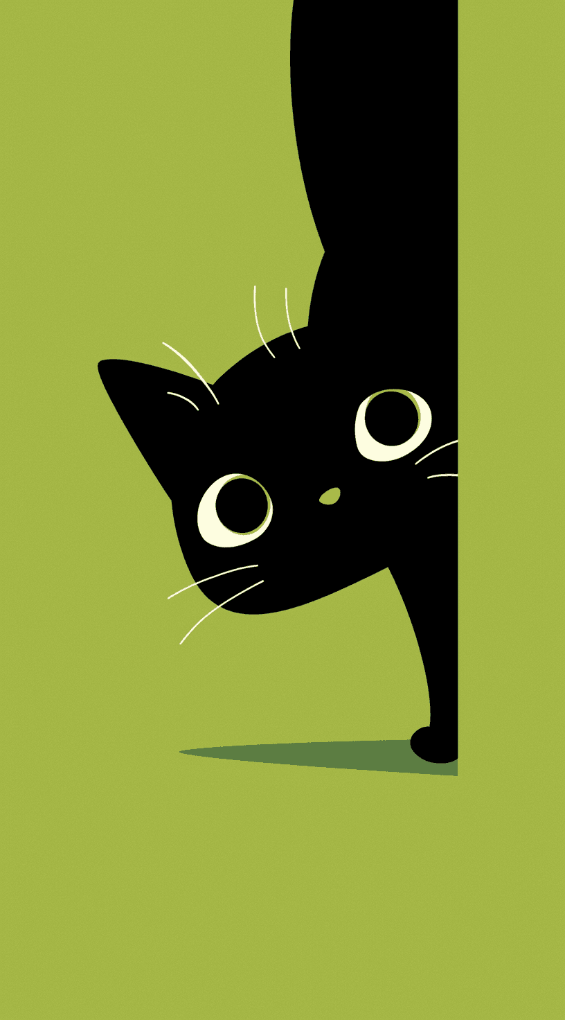 Cat 195 original repeating artwork