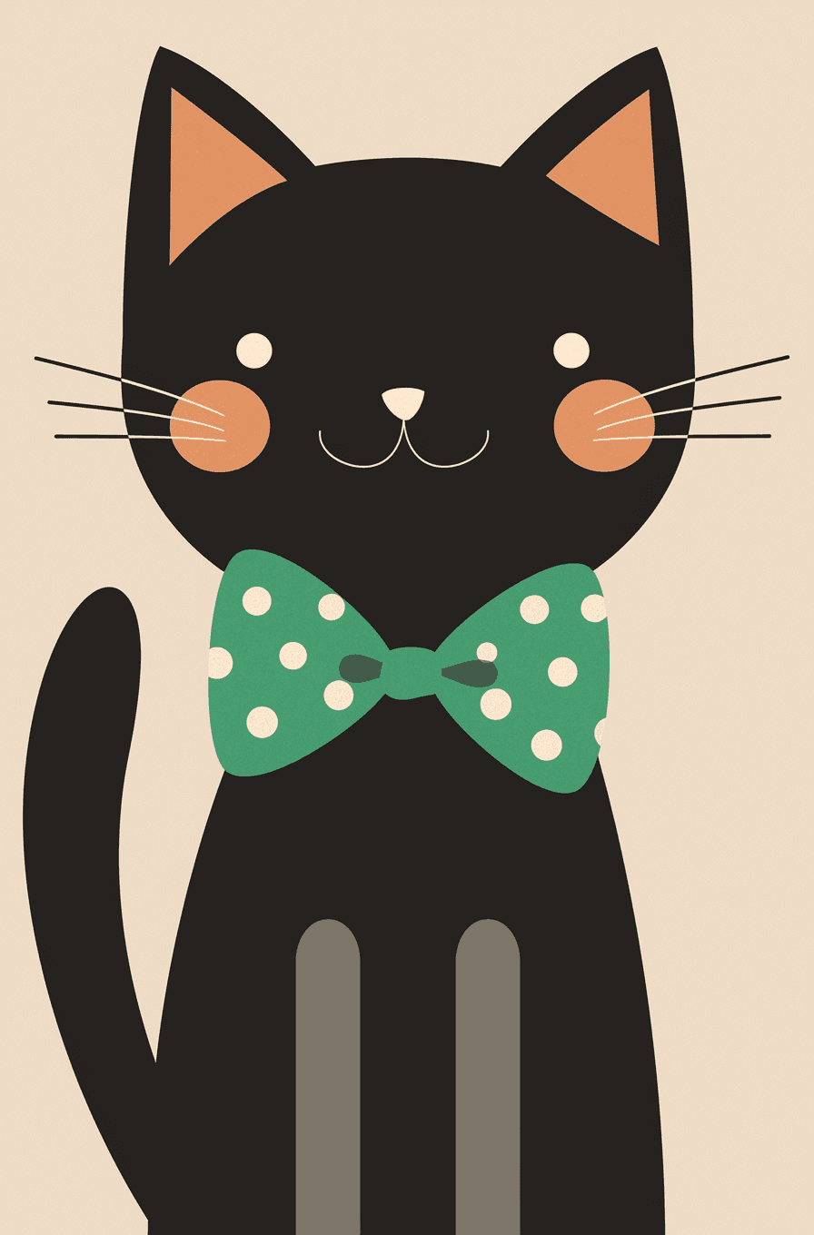 Cat 191 original repeating artwork