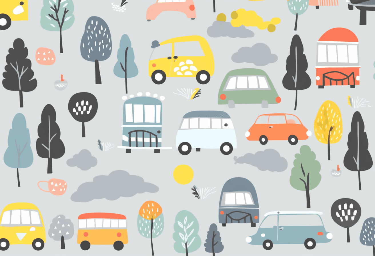 Car 326 original repeating artwork