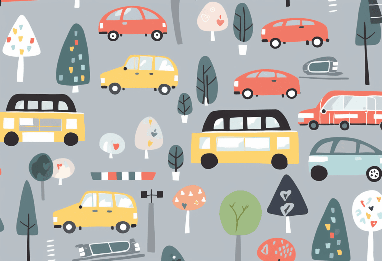 Car 282 original repeating artwork