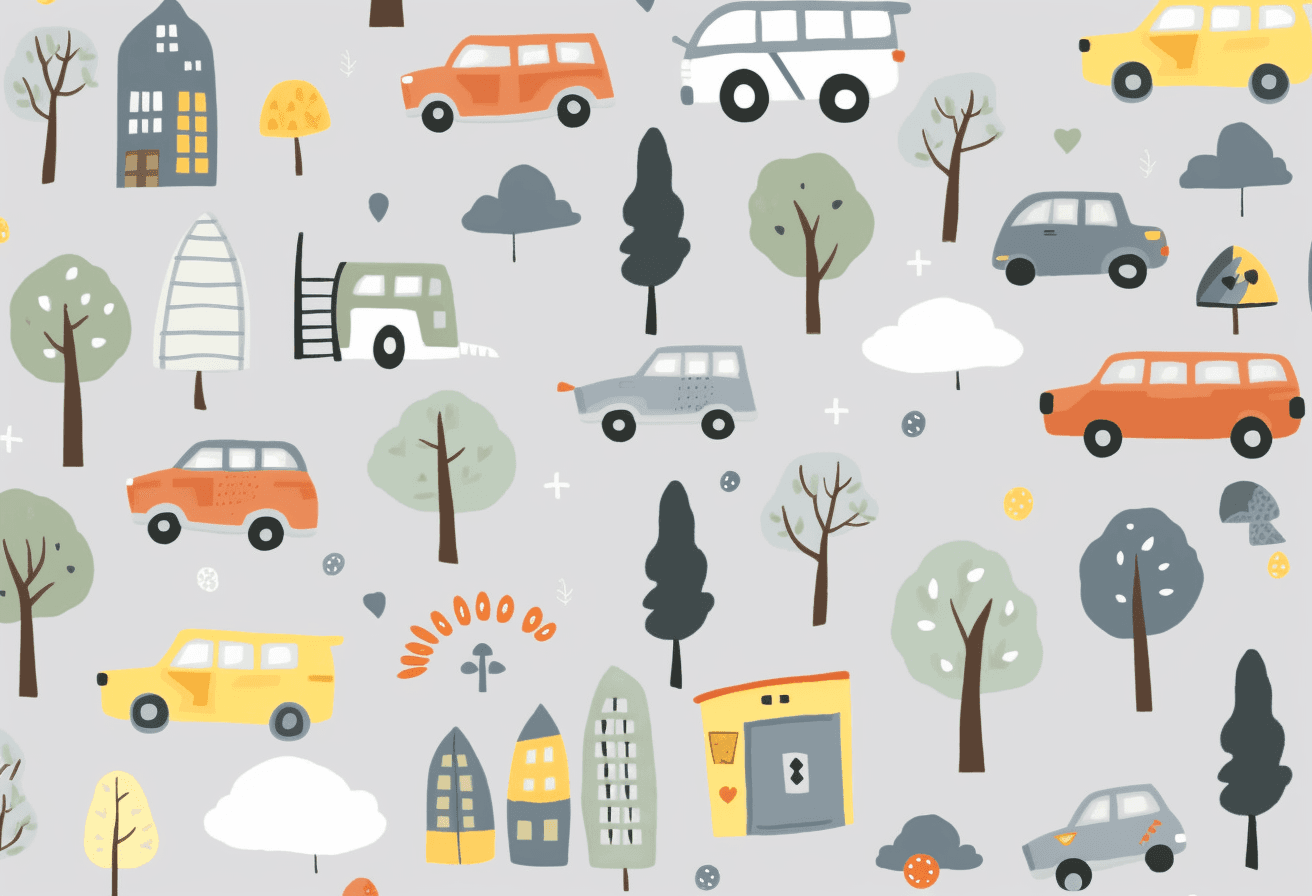 Car 830 original repeating artwork