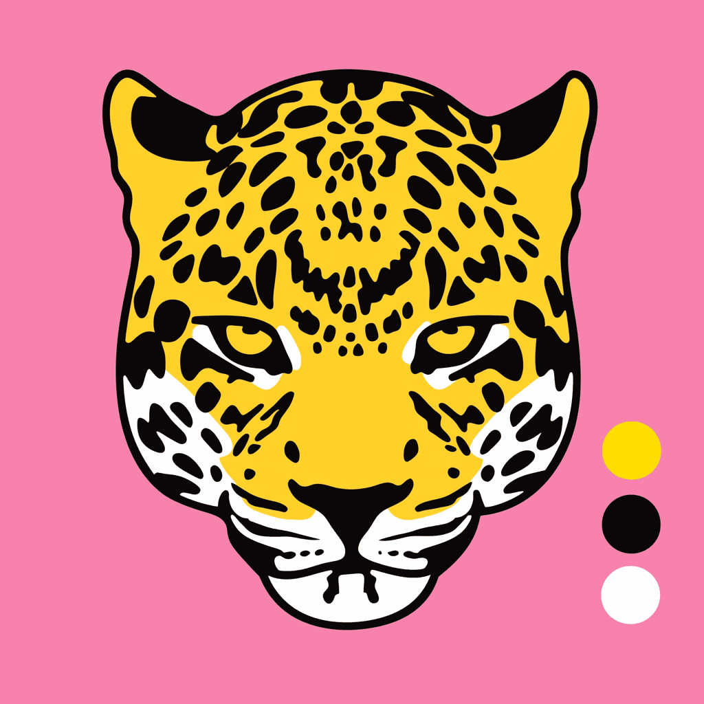 Leopard Avenue original repeating artwork