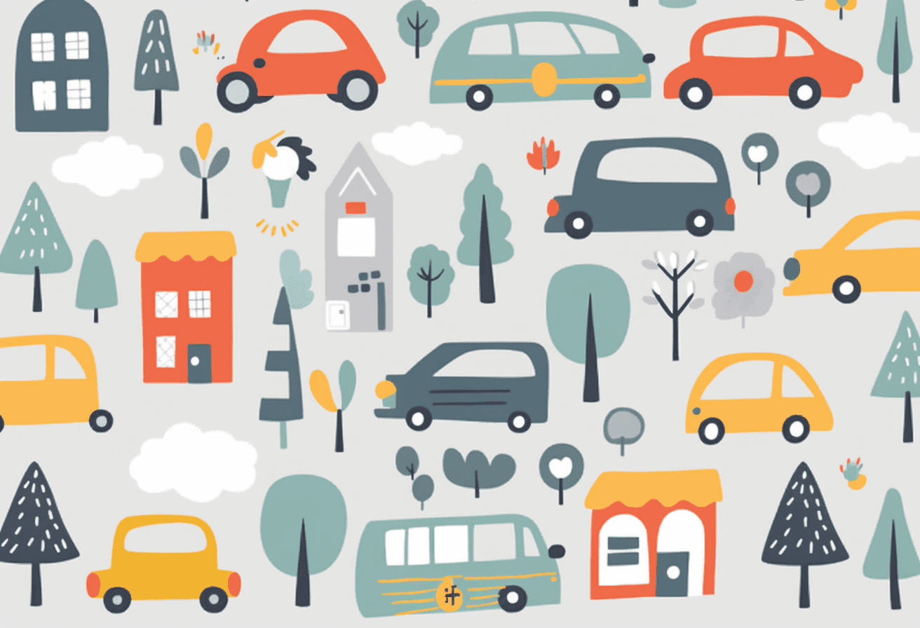 Car 446 original repeating artwork