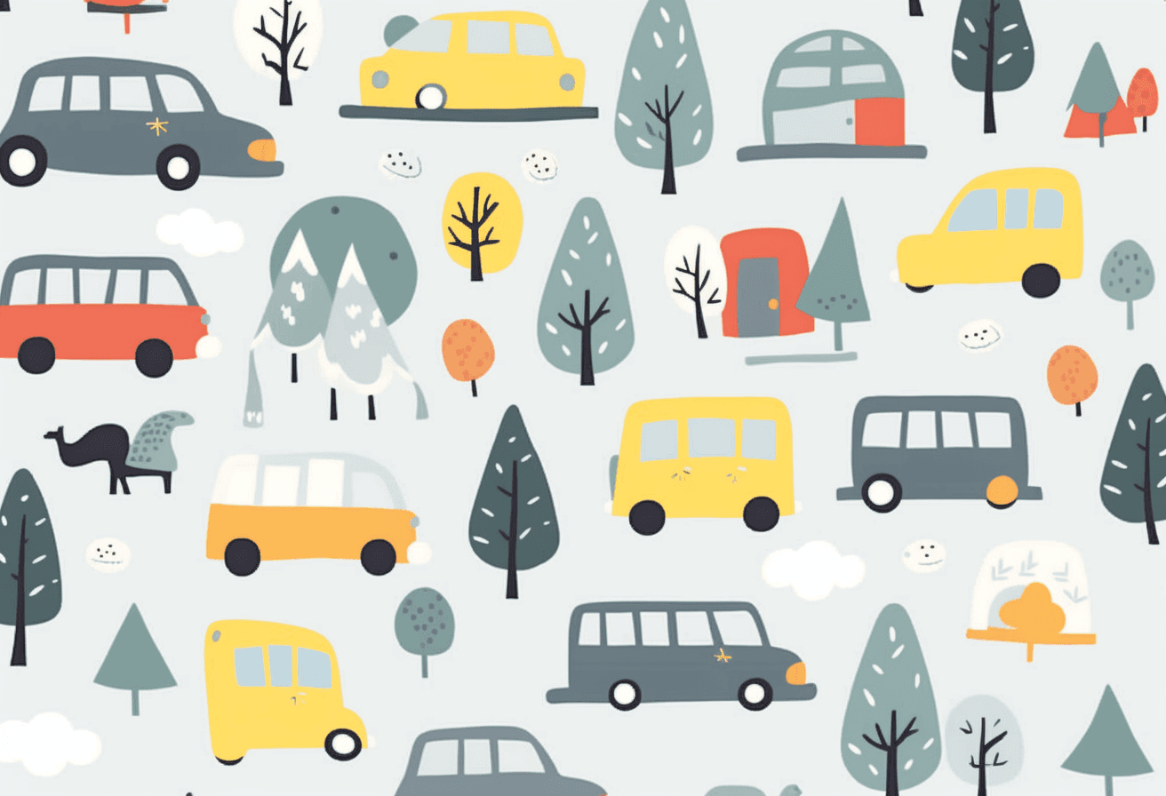 Car 281 original repeating artwork
