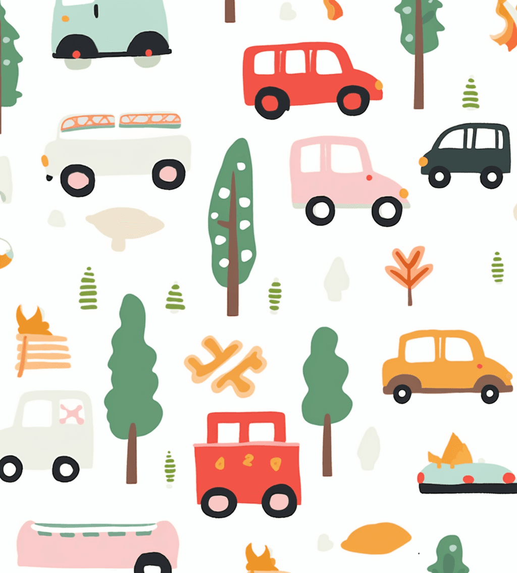 Car 471 original repeating artwork