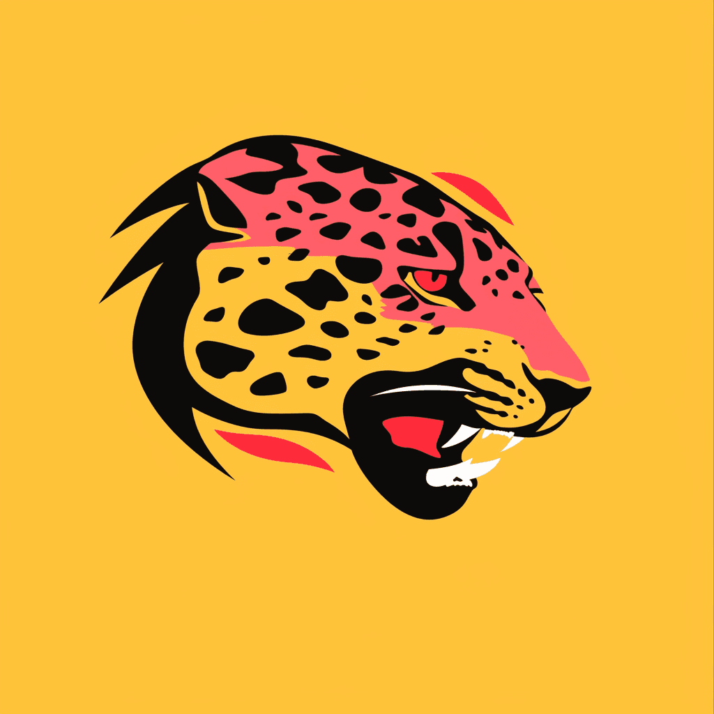 Leopard Play original repeating artwork