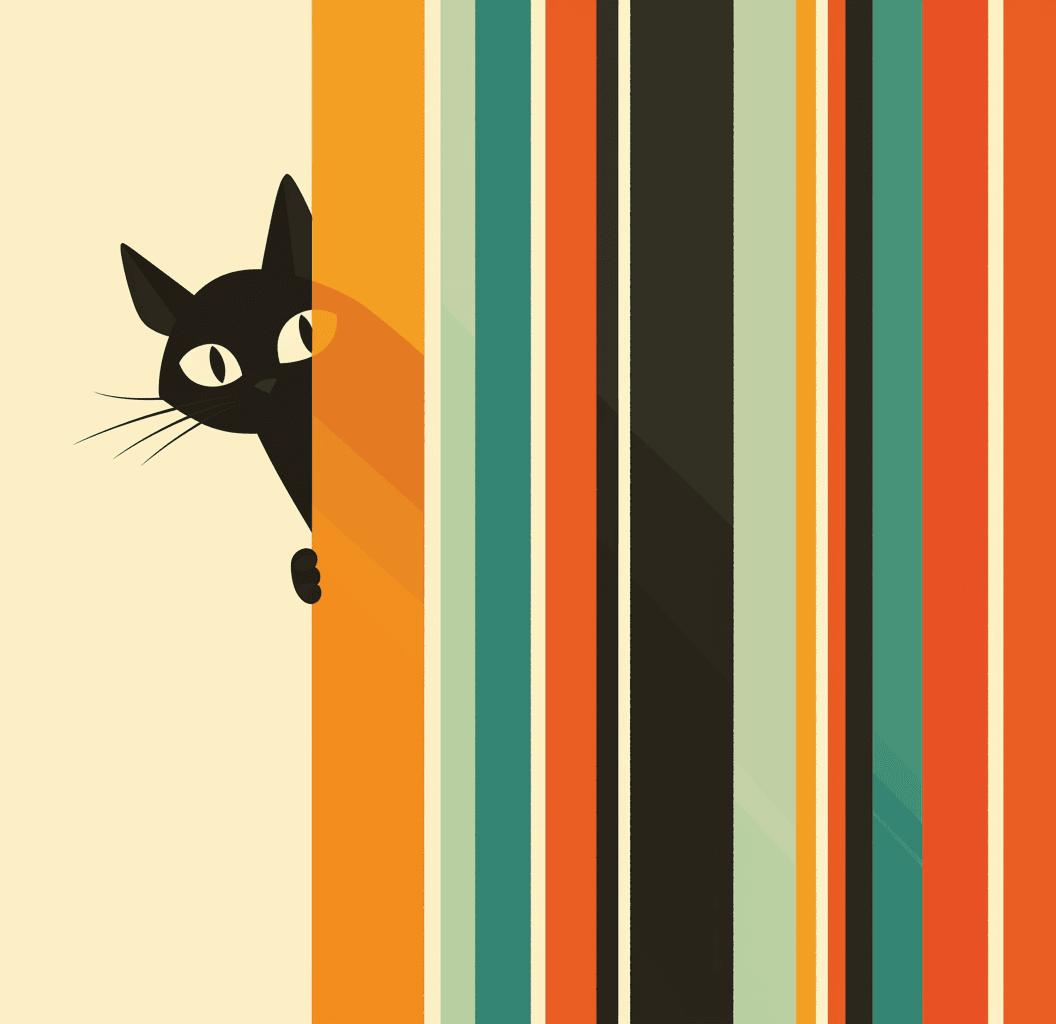 Cat 181 original repeating artwork