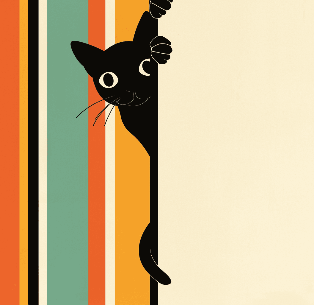 Cat 178 original repeating artwork
