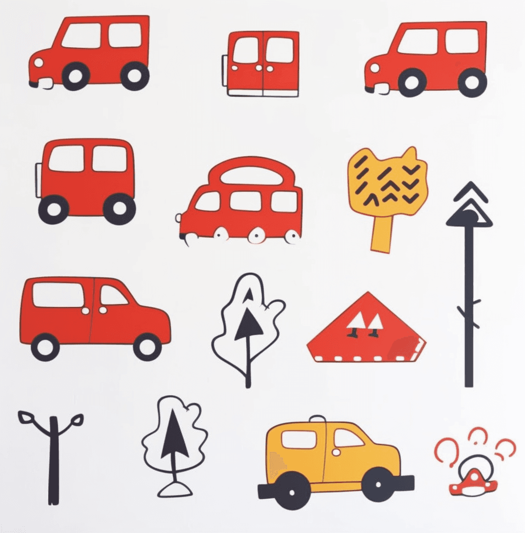 Car 375 original repeating artwork