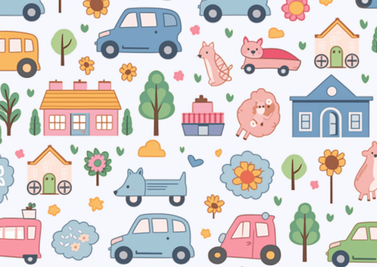 Car 294 original repeating artwork