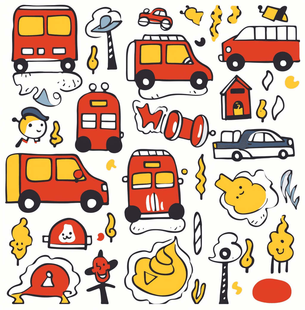 Car Summit original repeating artwork