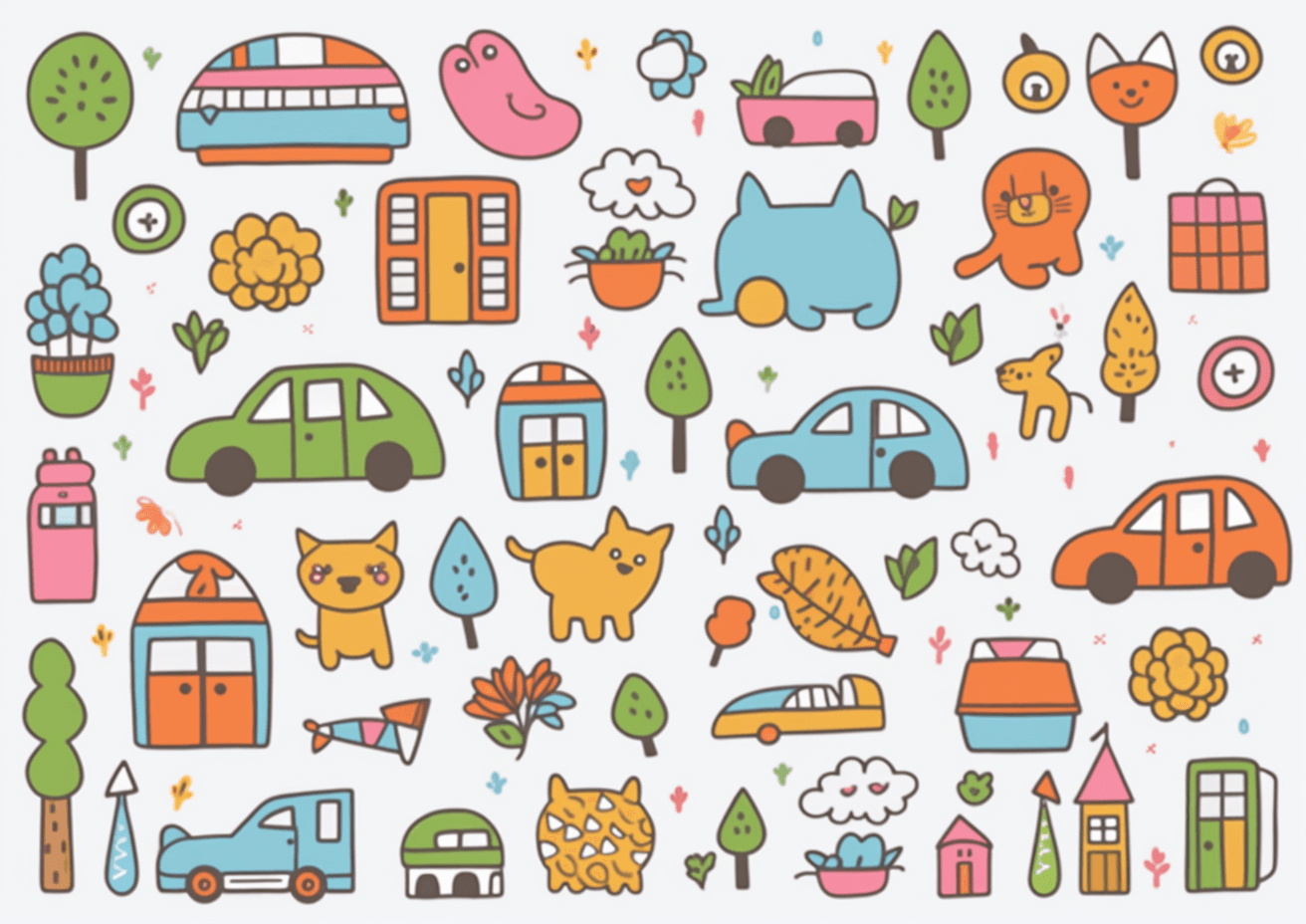 Car 222 original repeating artwork