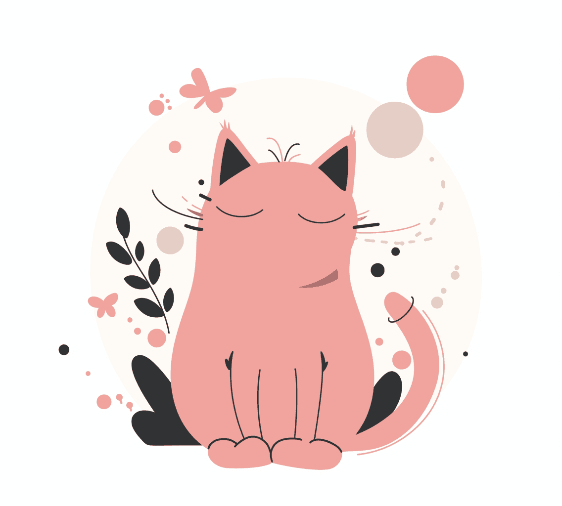 Cat 163 original repeating artwork