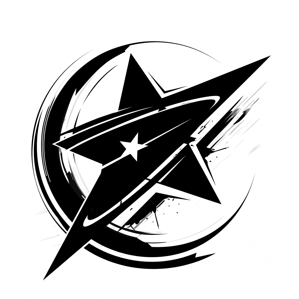 Black Star 001 original repeating artwork