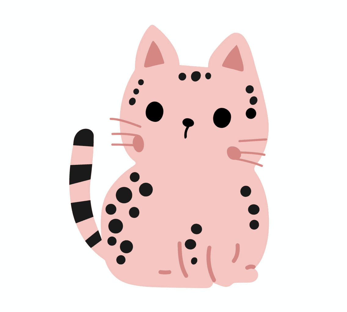 Cat 152 original repeating artwork