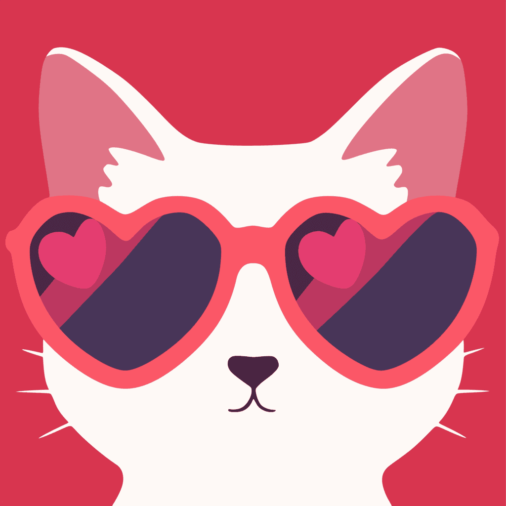Cat 124 original repeating artwork